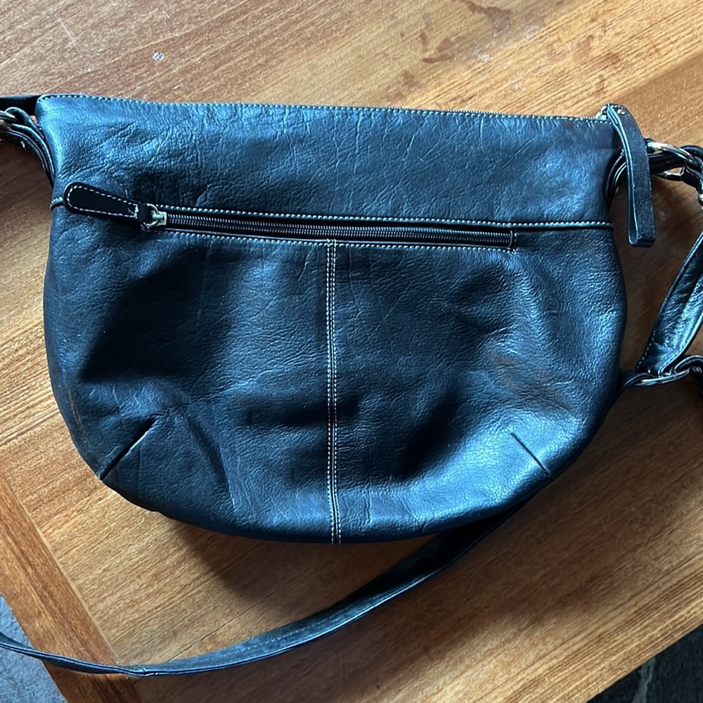 Stone Mountain Black Pebble Leather Bag - Picture 8 of 14